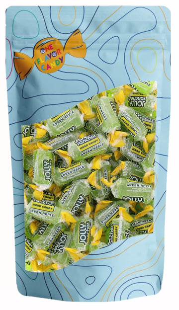 Jolly Rancher World'S Best Flavored Fruit Hard Candy Bulk Candies In Sealed Bag 16Oz Tasty Yummy Perfectly Delicious Time (Green