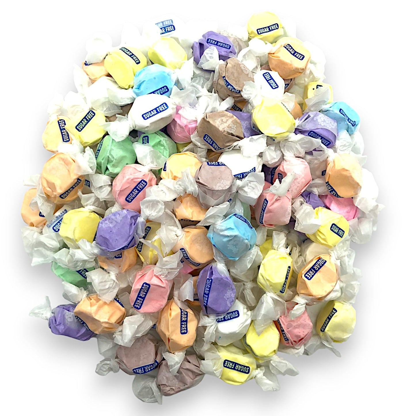 Klub Bulk Sugar Free Salt Water Taffy-Keto Friendly- Premium Quality 1.5 lbs, Delicious Taste Individually Wrapped Sugar Free Ta