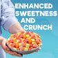 Freeze Dried Fruit Bursts Candy - Original Hard Candy Mix 5oz Treat Snack Gift Bag Cherry, Strawberry, Lemon, Orange Candies Fre