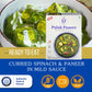 Eastern Feast - Palak Paneer, Ready To Eat Spinach & Paneer Meals, (Pack Of 4), Vegetarian, Gluten Free