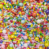 Rainbow Sprinkles for Cake Decorating 7oz Pastel Jimmies Pearls Sanding Sugar Confetti Sprinkles Mix for Donut Cookie Baking Bro
