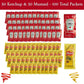 Gift Set: 50 Ketchup (9g) & 50 Mustard (7g) Packets - 100 Total Condement Packs with CMC Products Clip with Spreader (approximat