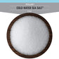 SaltWorks Artisan Sea Salt, Polar Cold Water, 4 Ounce Zip-Top Pouch, White Crystals