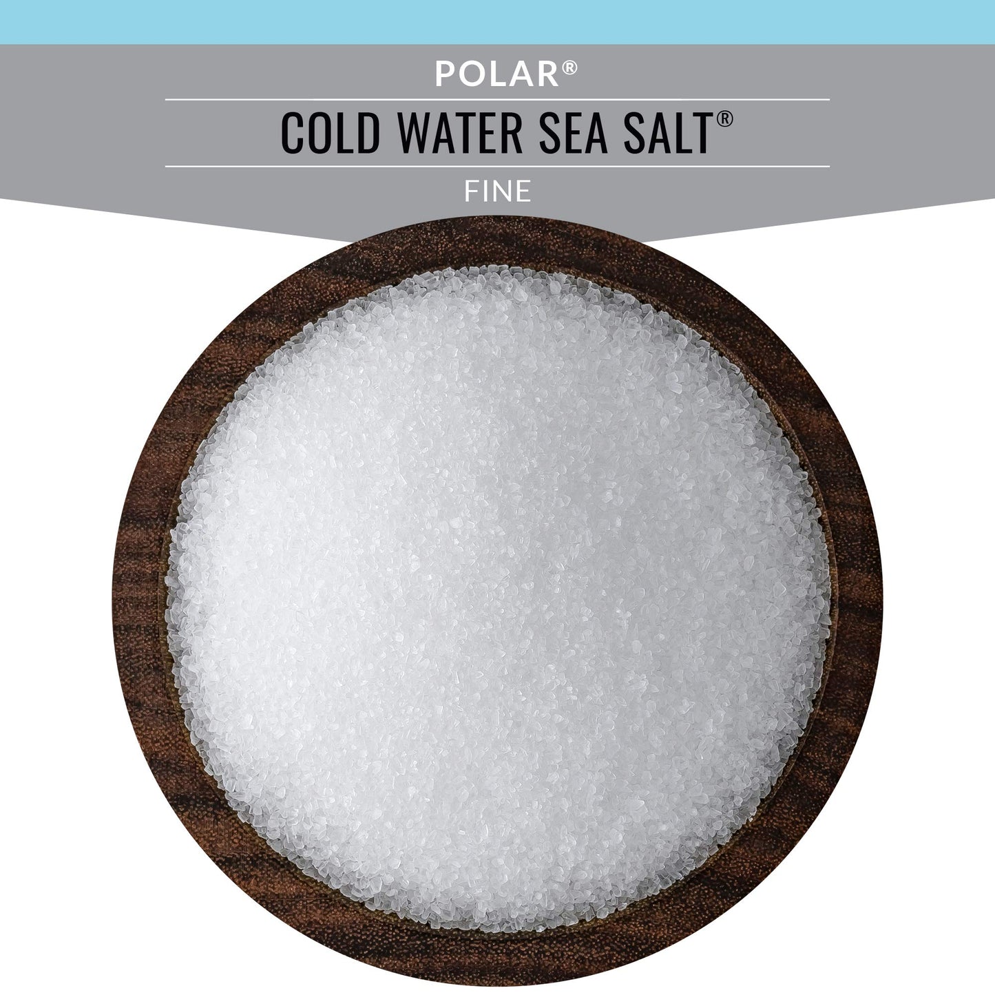 SaltWorks Artisan Sea Salt, Polar Cold Water, 4 Ounce Zip-Top Pouch, White Crystals