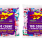Zotz Fizzy Bulk Candy (Assorted, 200 Units)- Hard Candy Individually Wrapped- Assorted Fruit Flavors, Cherry, Watermelon, Blue R
