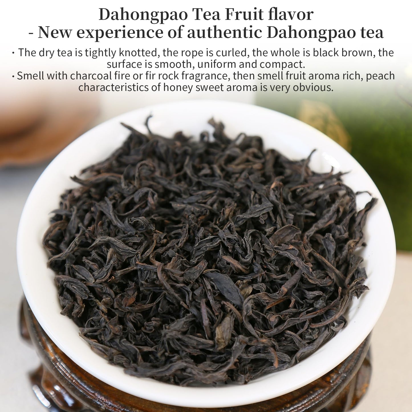 Xixicha Fruity Da Hong Pao Tea Dahongpao Oolong Tea 4.23Oz/120G China Wuyi Mountain Oolong Tea Big Red Robe Tea Oolong Tea Loose