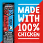Jack Link s DUOs Chicken Jerky Meat Snack Sticks with 13g Protein - Frank s RedHot Buffalo Style With Creamy Ranch  Made with 100% Chicken  Two Flavors in One Package  1.84oz (10 Pack of 2 Sticks)