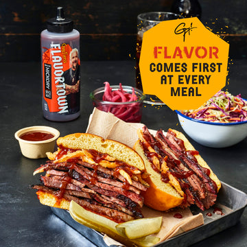 Guy Fieris Flavortown Smokin Hickory BBQ Sauce - Smokey Flavor, 15.5 Ounce (Pack of 2)