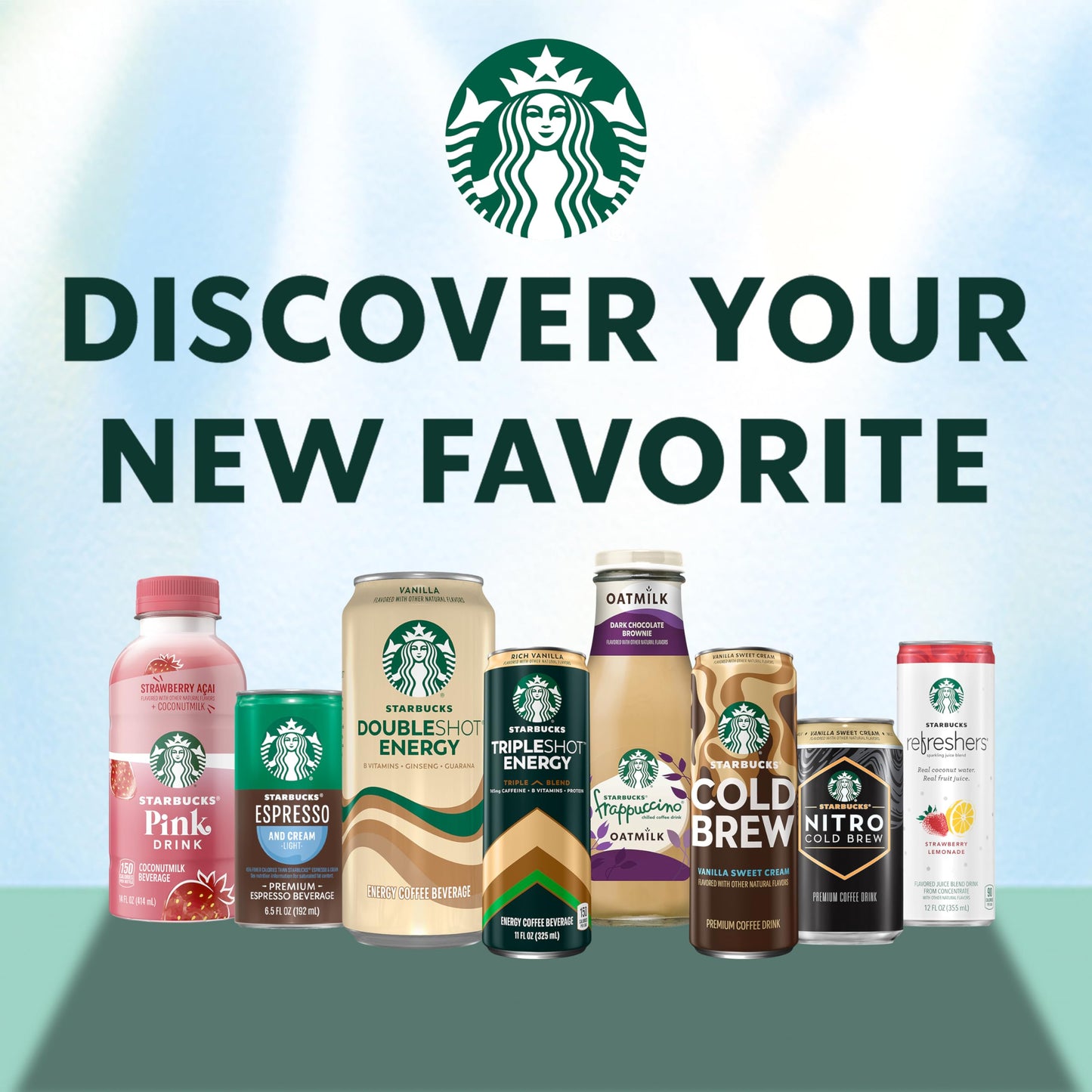 Starbucks Iced Energy Drink, Tropical Peach, Zero Sugar, Plant Based Caffeine, 12 Fl Oz Cans (Pack of 12)