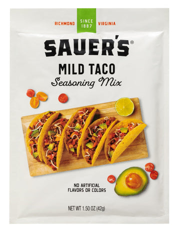 Sauer's Taco Seasoning Mild, 1.50 Ounce (Pack of 1)