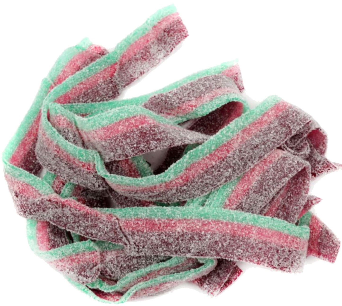 By The Cup Sour Power, Watermelon Sour Belts, 1 Lb Bulk Bag