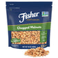 Fisher Chopped Walnuts, 10 oz, 100% California Unsalted, Resealable Bag, Vegan Protein, Keto Snack, Brown