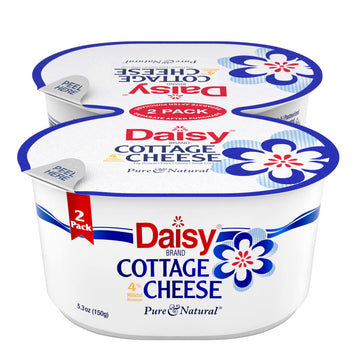 Daisy Brand Single Service Twin Pack 4% Cottage Cheese, 10.6 Oz (Pack Of 2)