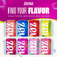 Zevia Zero Sugar Energy Drink Variety Pack, 12 oz Cans, Non-GMO, Gluten-Free, Vegan, 12-Pack