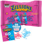 DOUzzle Zillions Tangy Candy, Sour Strawberry & Blue Raspberry (10 Count, Pack of 1) Individually Wrapped Candies, Birthday Part