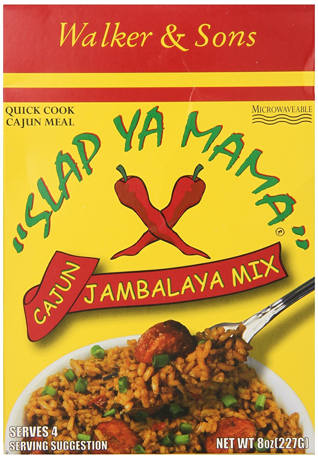 Slap Ya Mama Louisiana Style Jambalaya Dinner Mix, Quick & Easy Cajun Meal, 8 oz Box, Pack of 3, 3Count