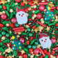 Christmas Tree Santa Claus Sprinkles Candy Sugar Sprinkle Red and Green Sprinkles Cake Decorations Cupcake Toppers Cookie Decora