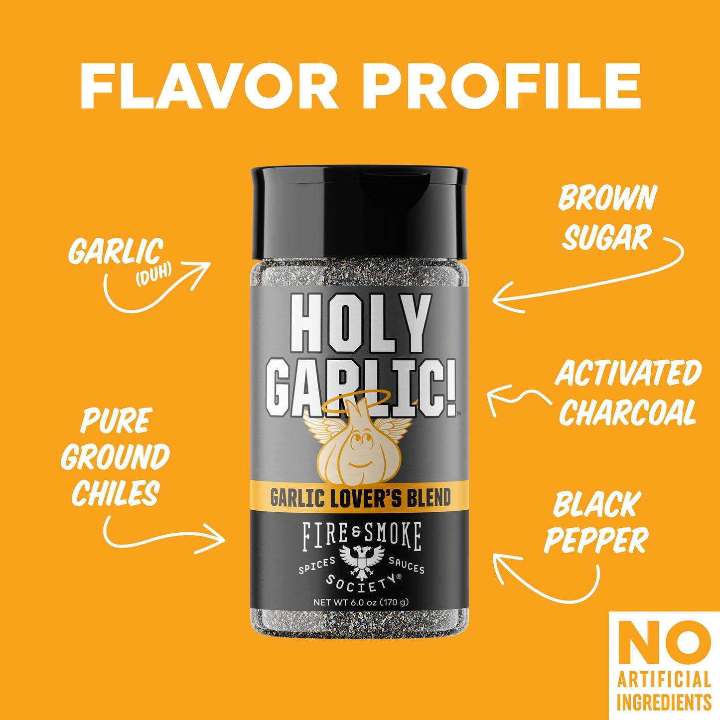 Fire & Smoke Society All Purpose Seasoning BBQ Rubs for smoky aroma and Grilling 6 oz