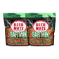 Malt-Inspired Nuts Bar Mix W/Wasabi - Pretzels, Cheese Stix, Sesame Stix, Insane Grain & Wasabi Peas - 32Oz Resealable Bag (Pack Of 2)