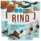 RIND Snacks | Dark Cocoa Sea Salt Coconut Crisps | Dried Fruit Superfood | Snack Chips | All Natural | Low Carbs | High in Fiber