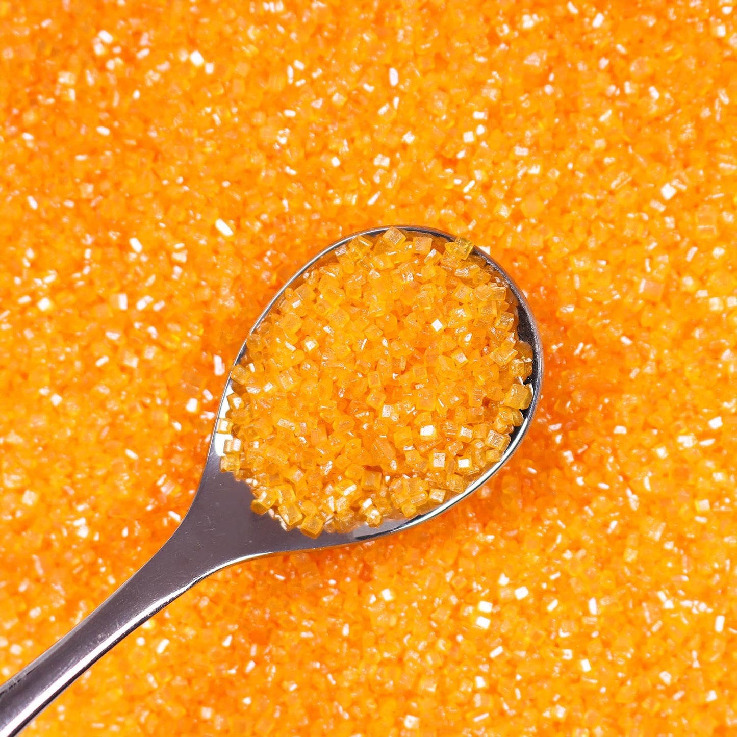 Orange Sanding Sugar For Baking Edible Sparkling Sprinkles Coarse Sugar Crystals For Easter Cake Decoration Cookie Cupcake Toppe