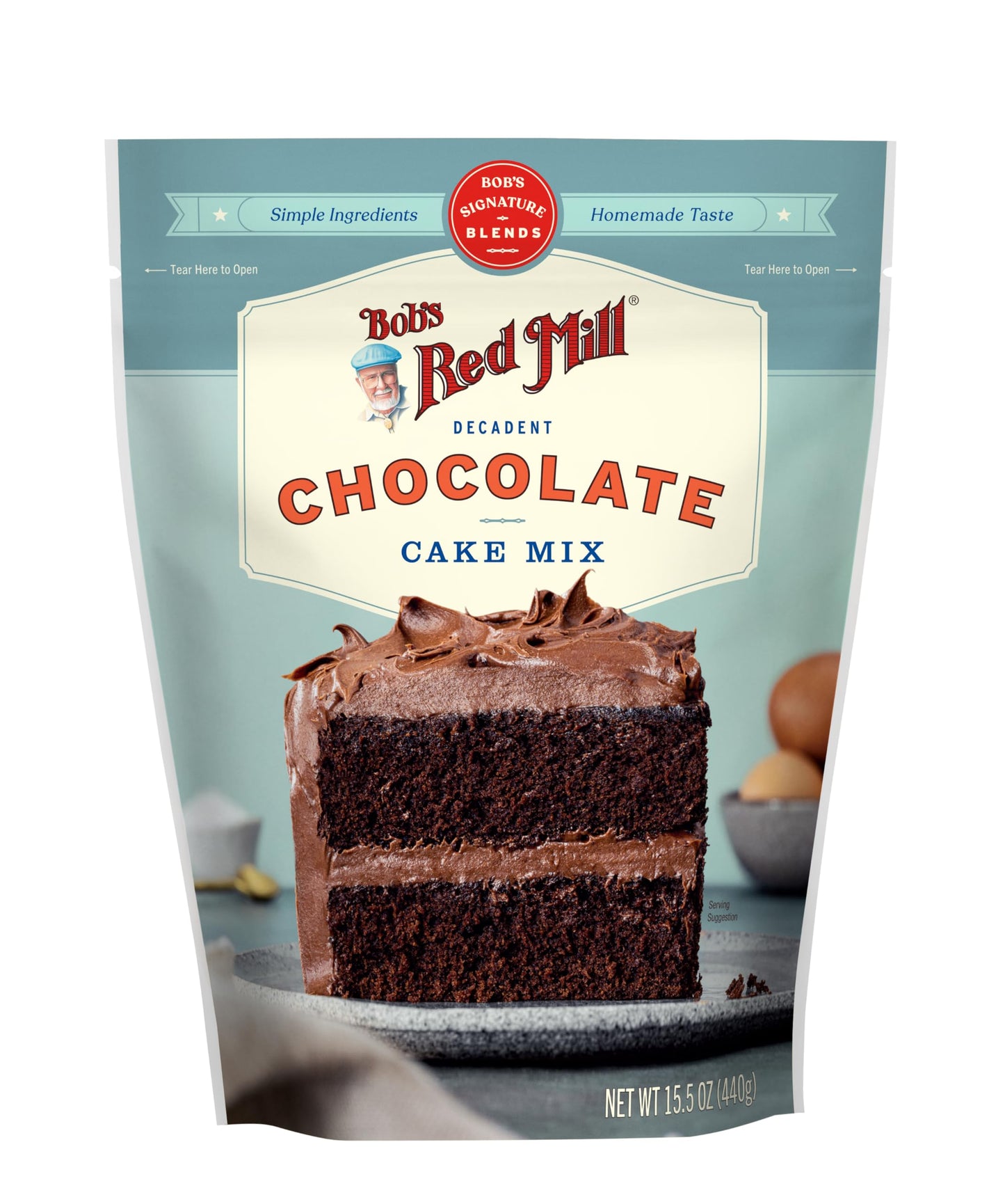 Bob'S Red Mill Signature Chocolate Cake Baking Mix, 15.5Oz (Pack Of 4) - Non Gmo, Kosher