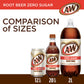 A&W Zero Sugar Root malt-inspired Soda, 12 fl oz cans, 12 pack, Caffeine-Free