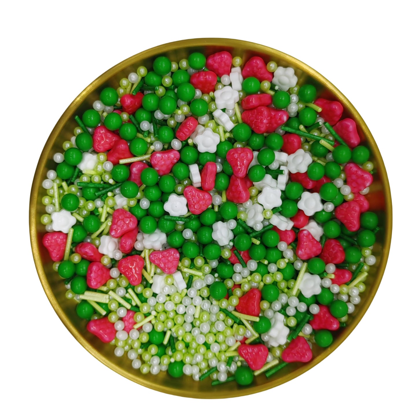 Strawberry Sprinkles Candy Mix Size Edible Pearls Cake Decorations Cupcake Toppers Cookie Decorating Perfect For Wedding Party V