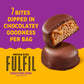 FULFIL Protein Snack Bites, Chocolate Peanut Caramel Flavored, Gluten Free with 16g Protein per serving, 7 Bites per Bag (10 Bag