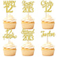 24PCS 12th Birthday Cupcake Toppers Twelve Happy 12th Official Teenager Straight Outta 2013 Cupcake Picks Cheers to 12 Lengend S