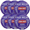 Finn Crisp Siljans Round Rye Crispbread 6 x 14oz | Knckebrd From Finland | Bulk Multipack of Authentic Finnish Sourdough Crispbr