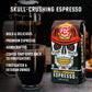 Fire Department Coffee Skull Crushing Espresso Ground Coffee - 12 oz - Veteran Owned - Roasted in the USA