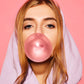 Original 1928 Bubble Gum Classic Pink Gumballs  1'' Gum Balls  1.5 Pounds