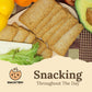 Snacktery Whole Wheat Melba Toast - Thin and Crispy Melba Toast Crackers - Mini Toasts for Dips, Spreads, Salads - 7 Oz