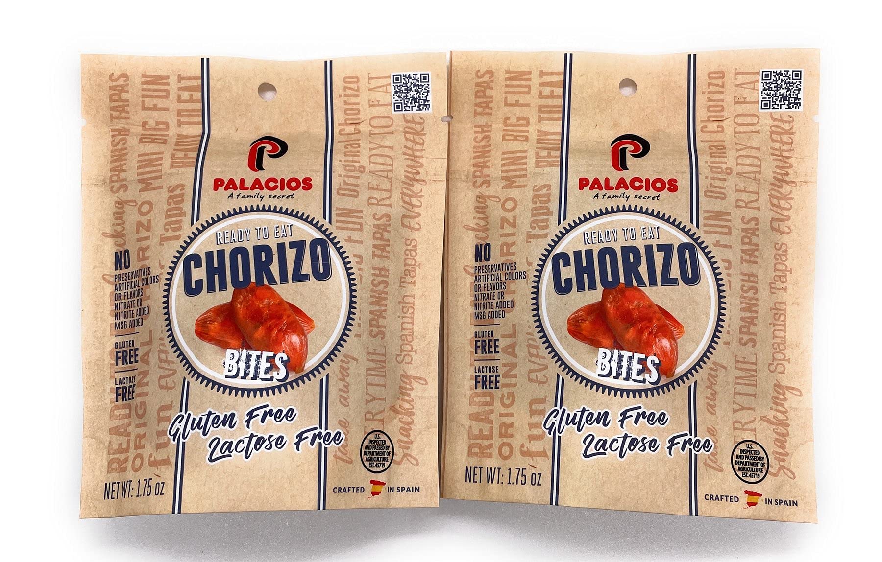 Palacios Chorizo Bites Ready to Eat (1.75 oz) (2)