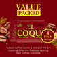 Cafe El Coqui Dark Roast Espresso Ground Coffee, 6 oz (Pack of 4), Authentic Puerto Rican Style, Vacuum Sealed