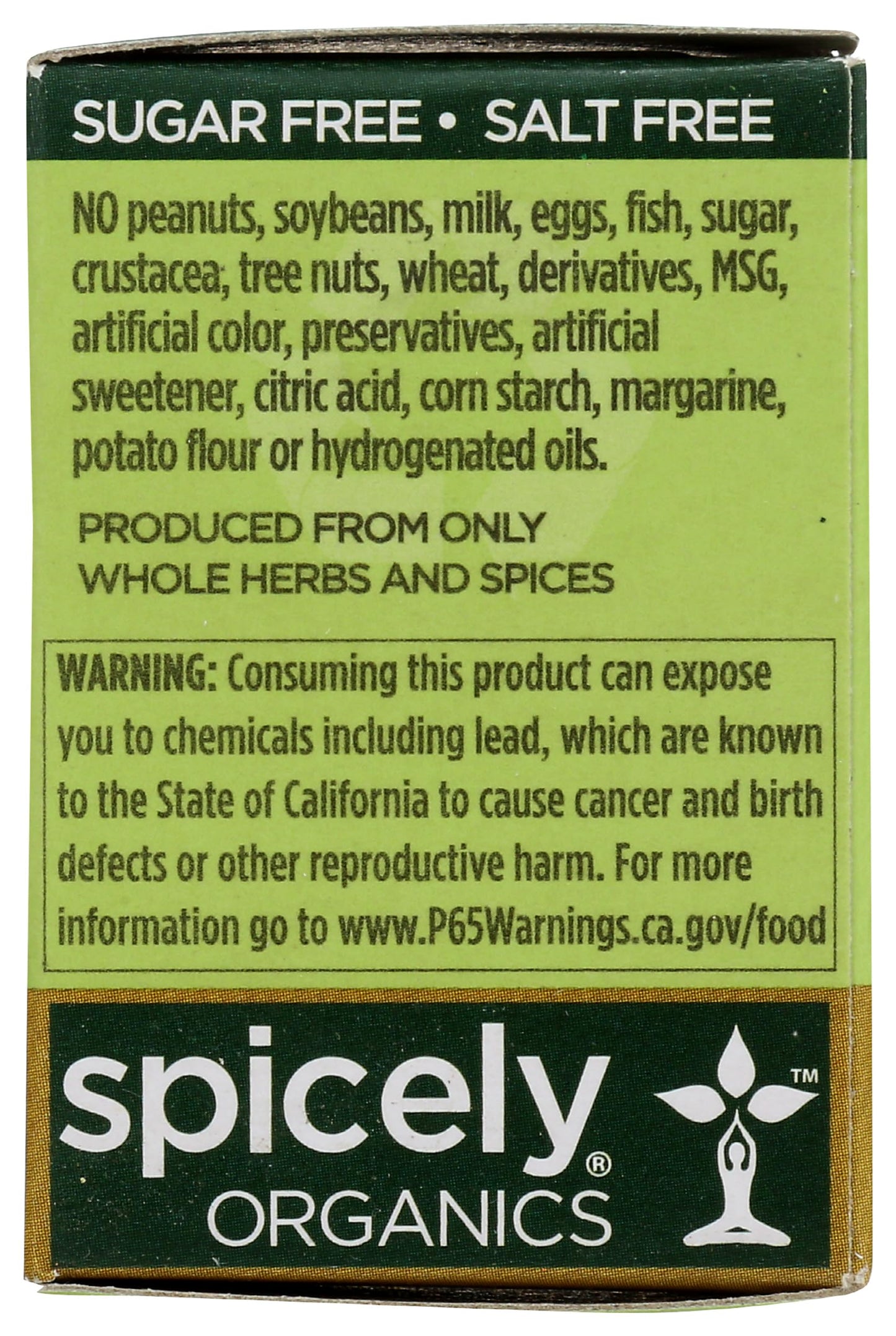 Spicely Organic Nutmeg Powder (0.40 OZ ecoBox)