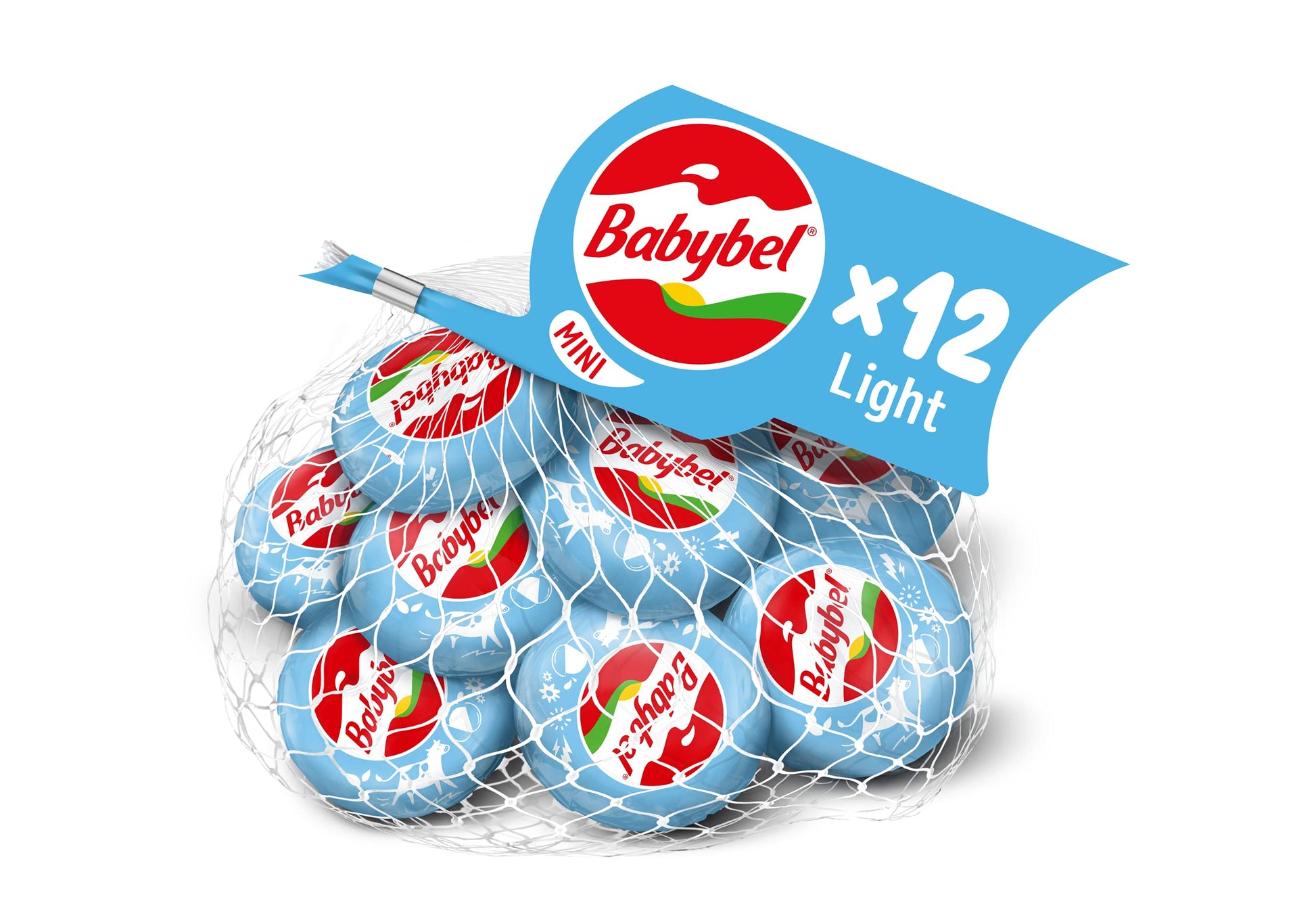 Mini Babybel Light Snack Cheese, Cheddar, 8.5 Ounce