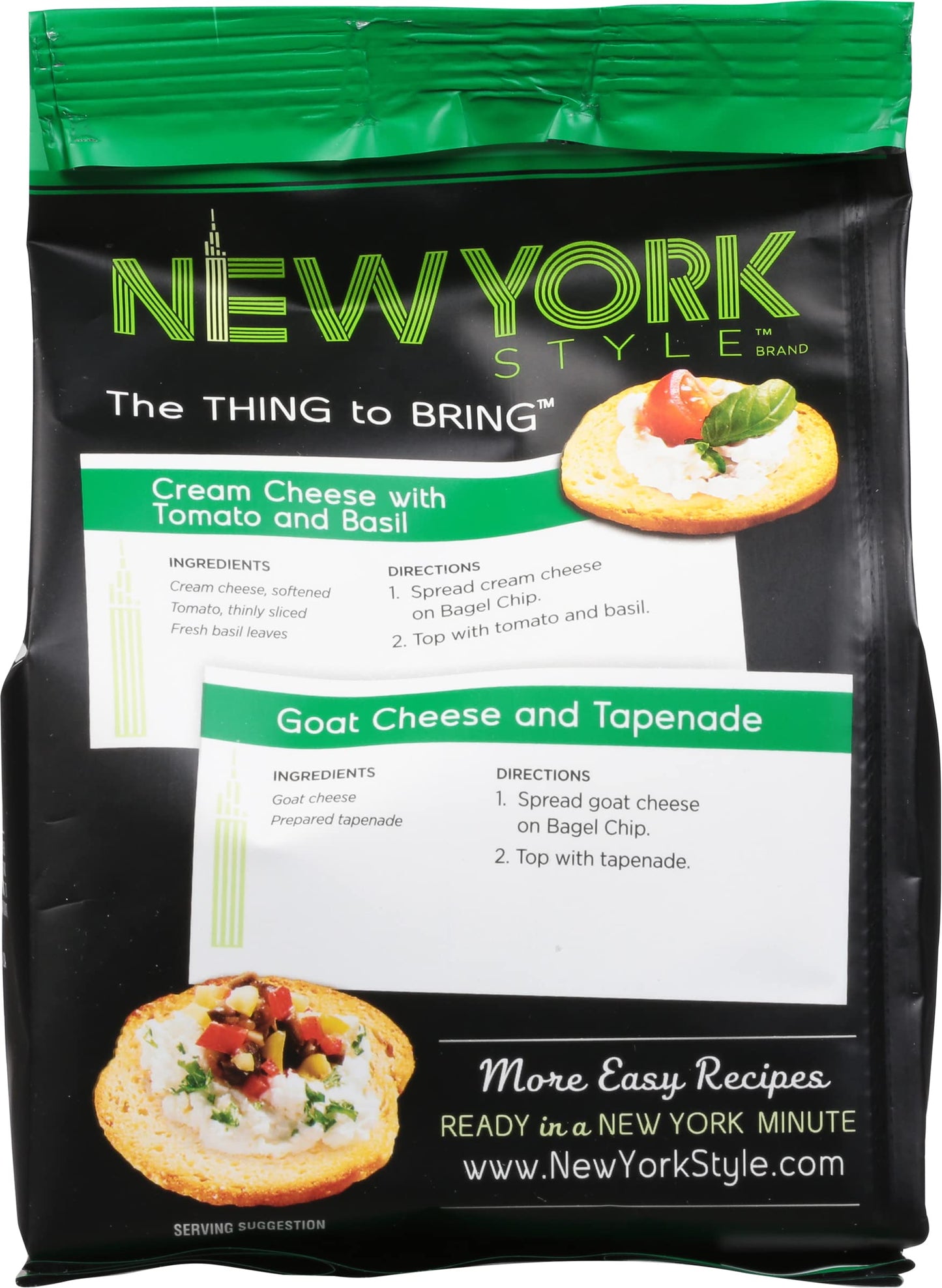 New York Style Bagel Crisps, Garlic, 6 Ounce