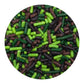 NCS Edible Jimmies Sprinkles, 8 oz - Woodland Green, Lime Green, Brown, Black for Cupcakes, Cookies, Cakes, Donuts