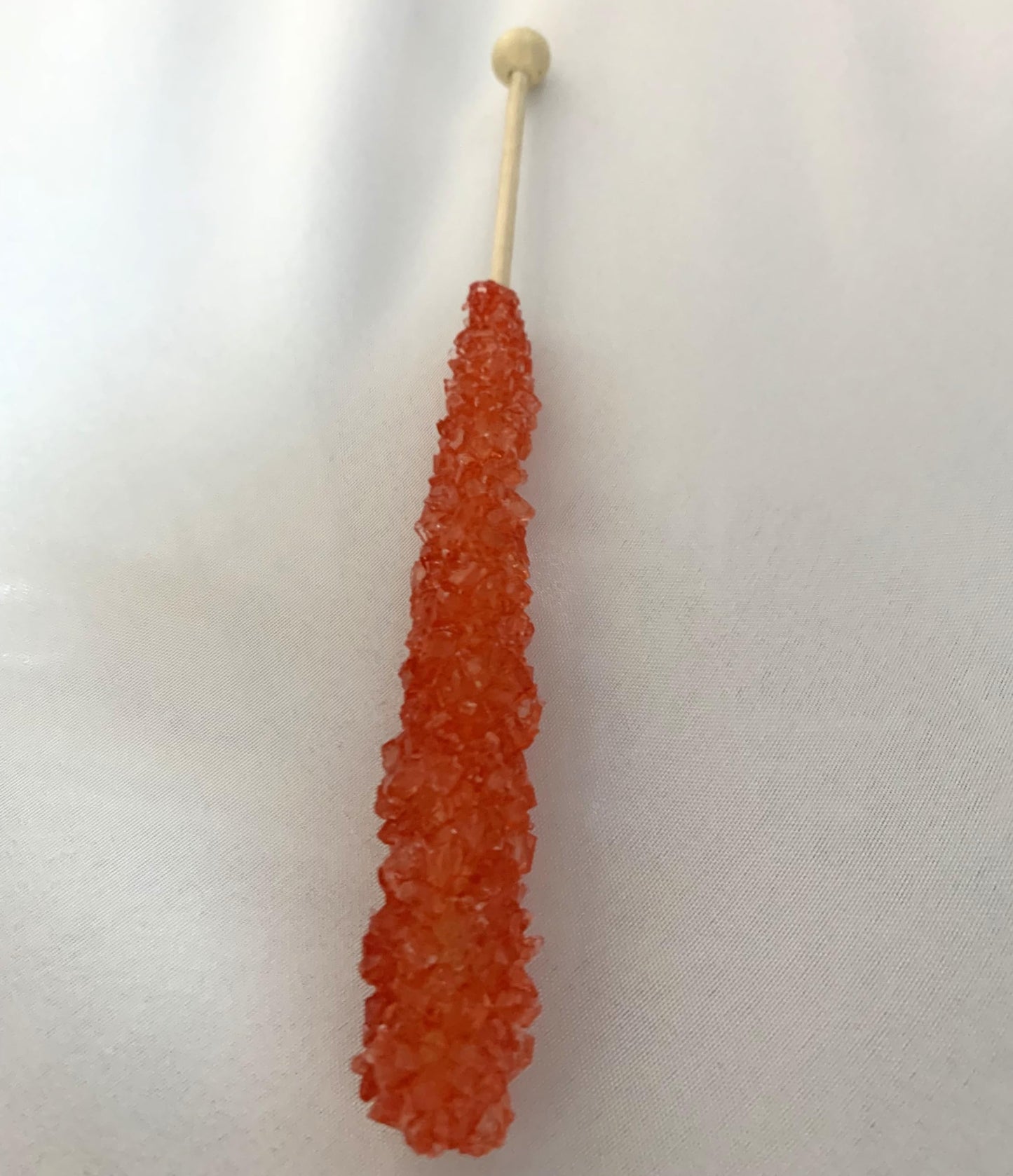 Classic Rock Candy Sticks, Sugar Rock Crystal Lollipops, Individually Wrapped (Pack Of 6, Red Strawberry)