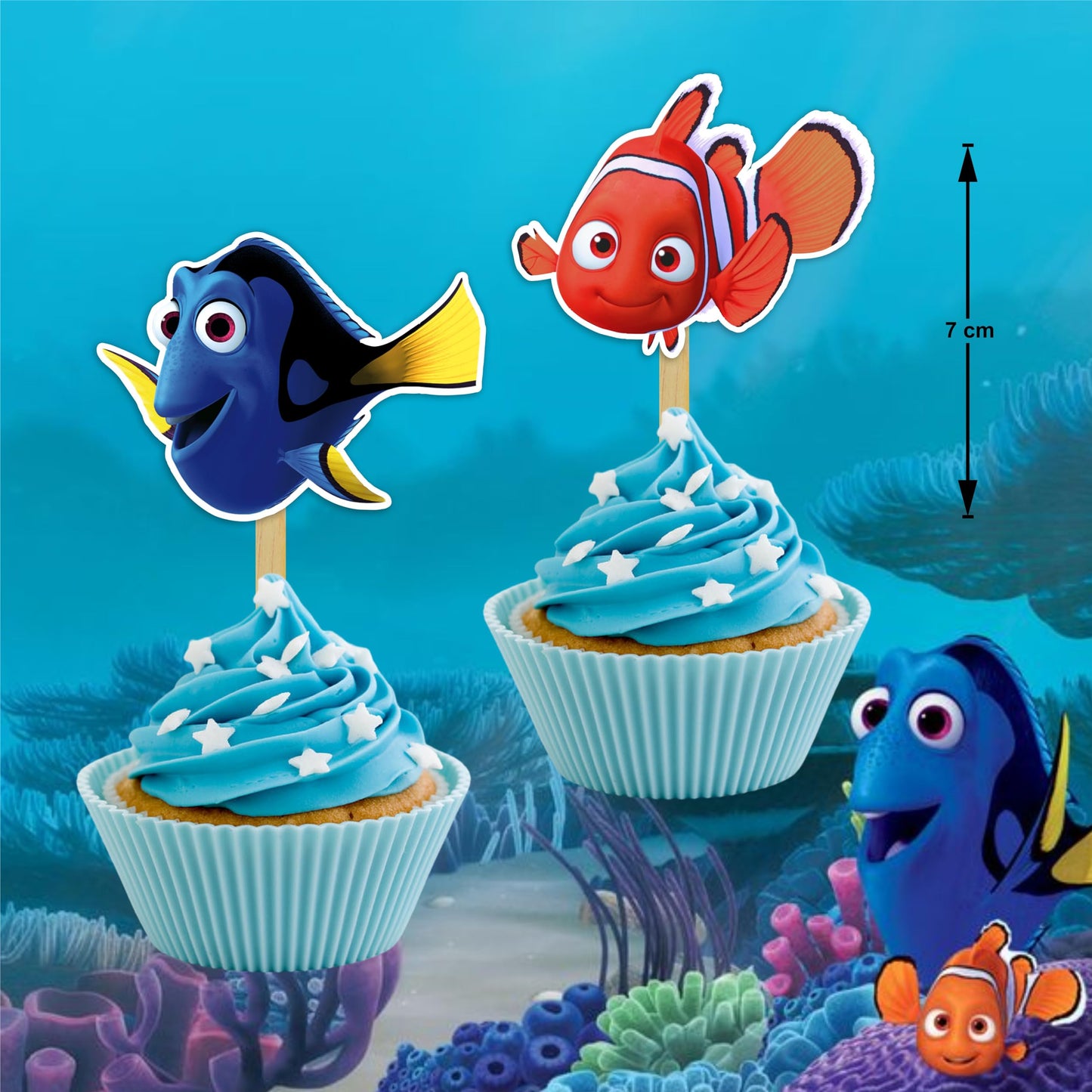 Seyal Findng Nemo Cupcake Topper
