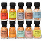 Smokehouse by Thoughtfully, Gourmet Grilling Spice Set in Mini Glass Bottles, Vegan and Vegetarian, Grill Seasoning Flavors Incl