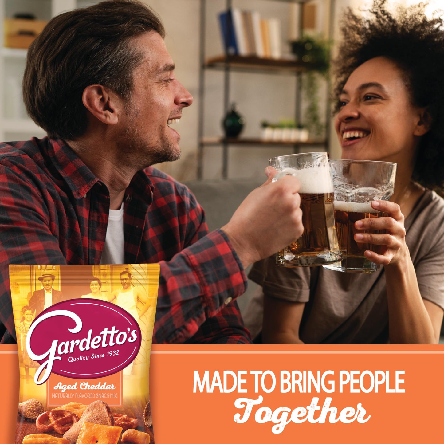 Gardetto'S Aged Cheddar Snack Mix Family Size, 14.5 Oz