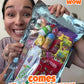 Food Crush Blue Raspberry Pickle Kit with Takis, Fruit Roll-Up, Gushers, and Chamoy Sauce, 1.9 lb