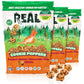 REAL Peanut Butter Chocolate Chip Mini Cookie Poppers - Gluten Free, Vegan, Dairy Free - 4.5 oz, 3 Pack, Brown