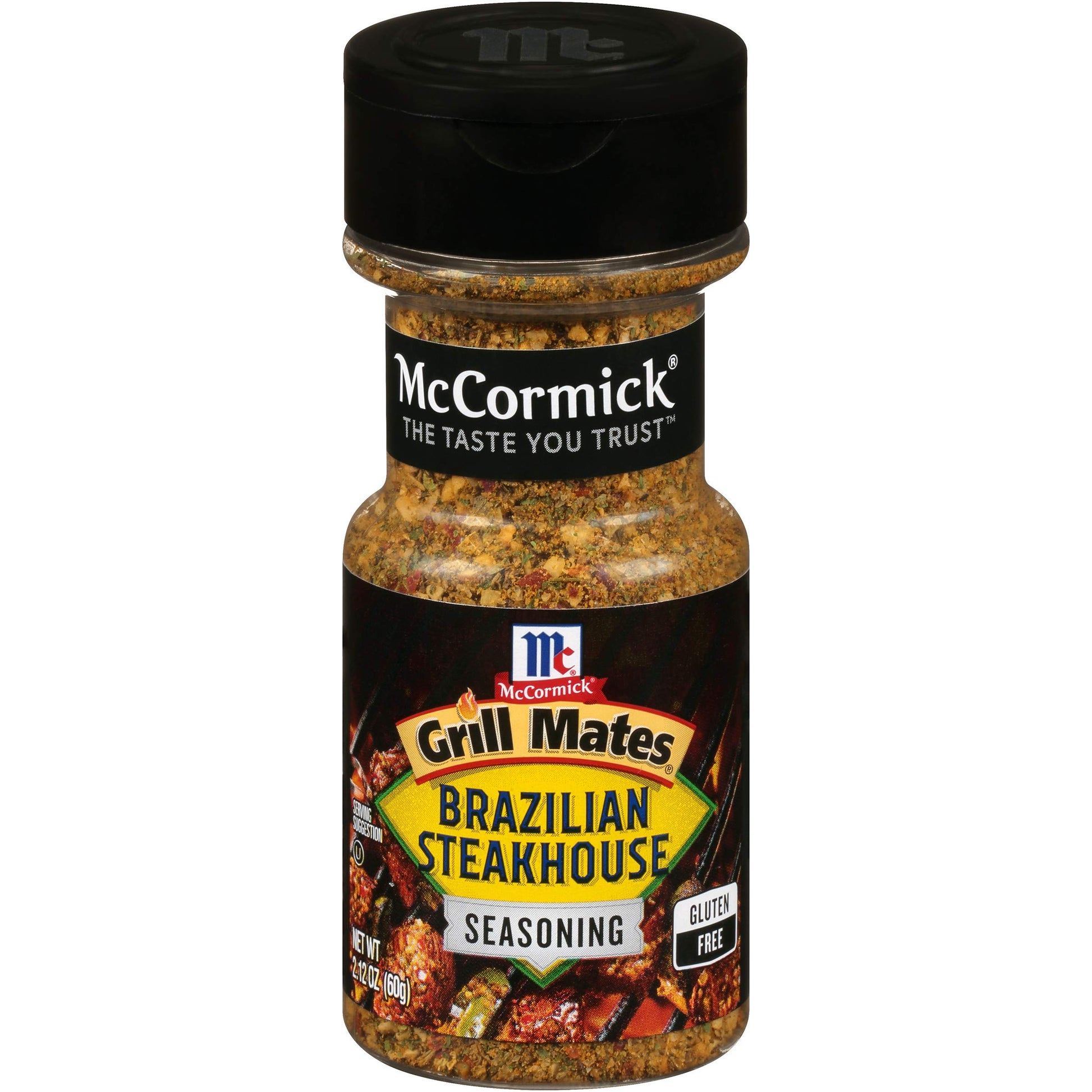 Mccormick Grill Mates Brazilian Steakhouse Seasoning, 2.12 Oz (Pack Of 6)