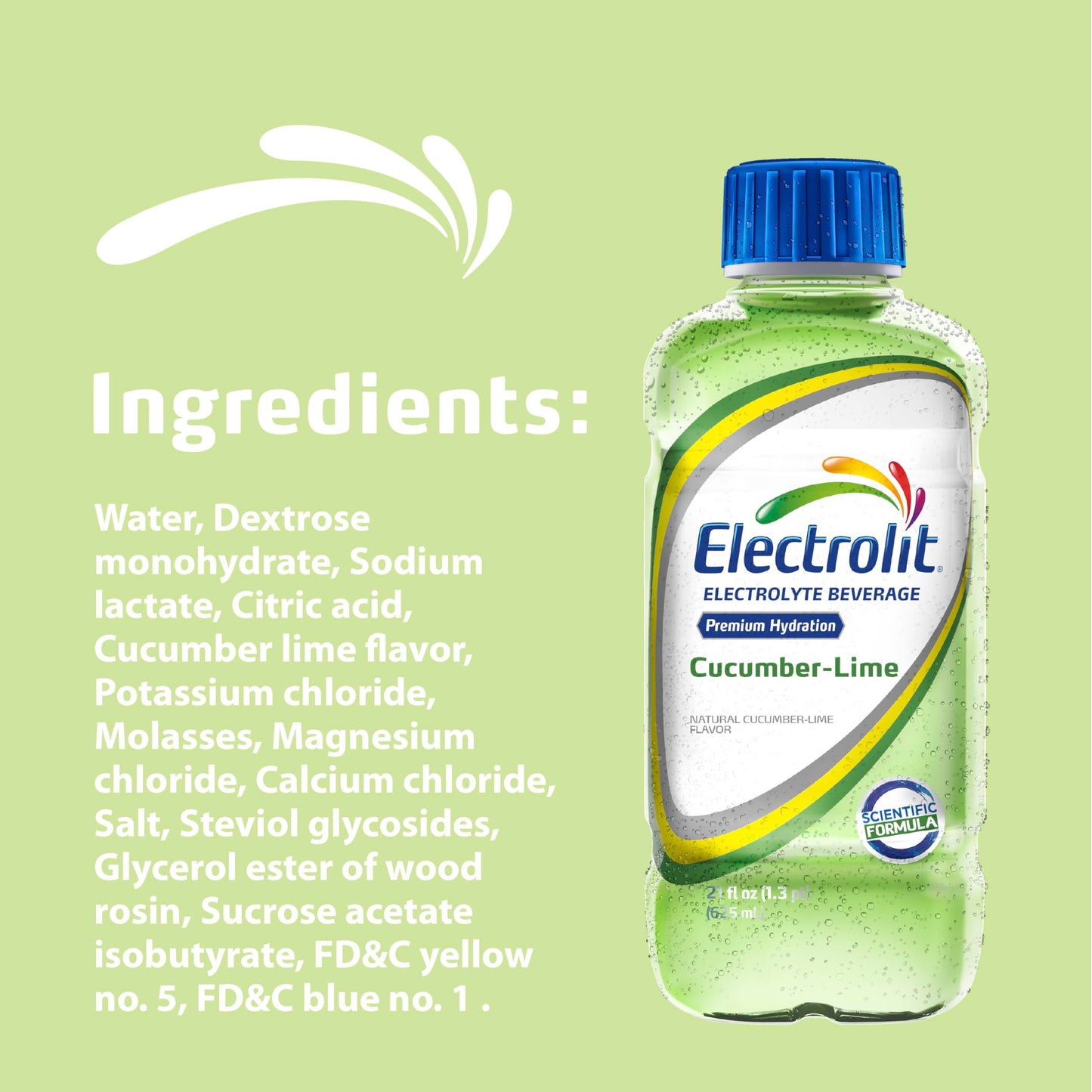 Electrolit 12 Pack Cucumber Lime Electrolyte Drink - Hydration & Recovery, Refreshing Flavor
