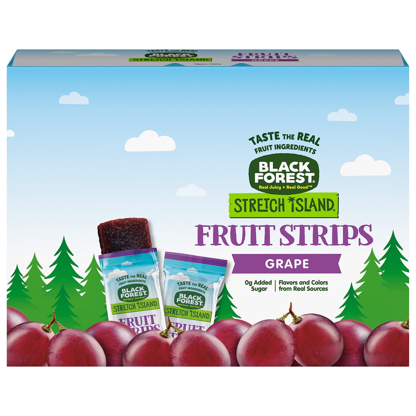 Stretch Island Fruit Strips, Grape, 30 Count, 0.5 Ounce Strips, Healthy Snack