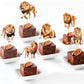 Ercadio 24 Pack Lion Cupcake Toppers Lion Cupcake Picks Animal Cupcake Picks Lion Birthday Cupcake Decorations For Baby Shower B
